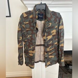 Madewell Camouflage Military Jacket